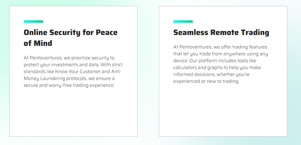 Pentoventures Benefits